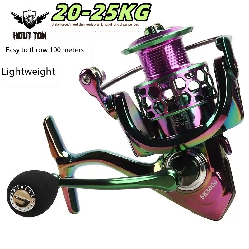 Daiwa Reel Fuego - Colorful Seamless Fishing Spinning Wheel, Long